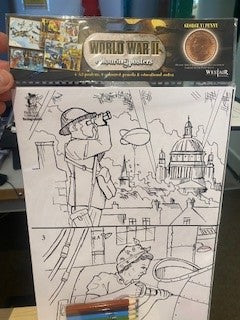 WWII  Colouring Posters