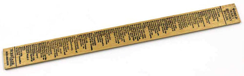 Ruler - WWI History (wooden)