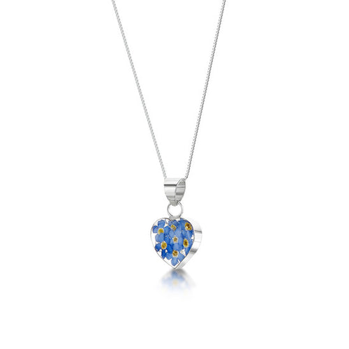 Pendant - Forget Me Not Heart