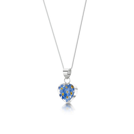 Pendant - Forget Me Not Heart